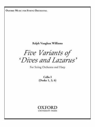 Book Five Variants on 'Dives and Lazarus': Cello 1 free