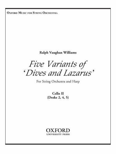 Book Five Variants On 'dives And Lazarus': Cello 2 free