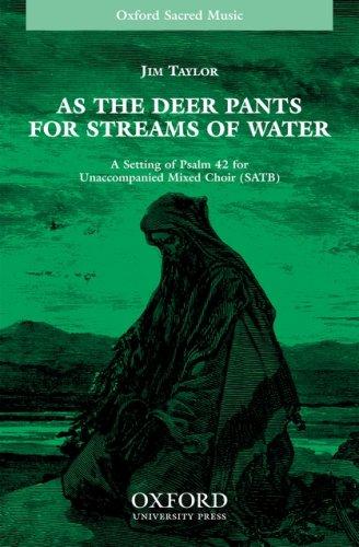 Book As The Deer Pants For Streams Of Water: Vocal Score free