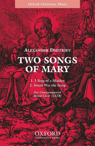 Book Two Songs Of Mary: Vocal Score free