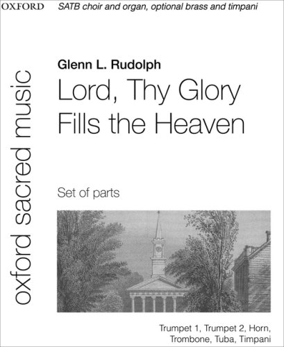 Book Lord Thy Glory Fills The Heaven: Set Of Brass Parts free