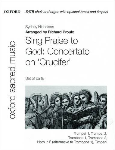 Book Sing Praise To God: Concertato On Crucifer: Set Of Brass Parts free