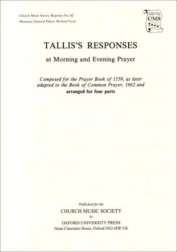Book Preces And Responses (church Music Society) free