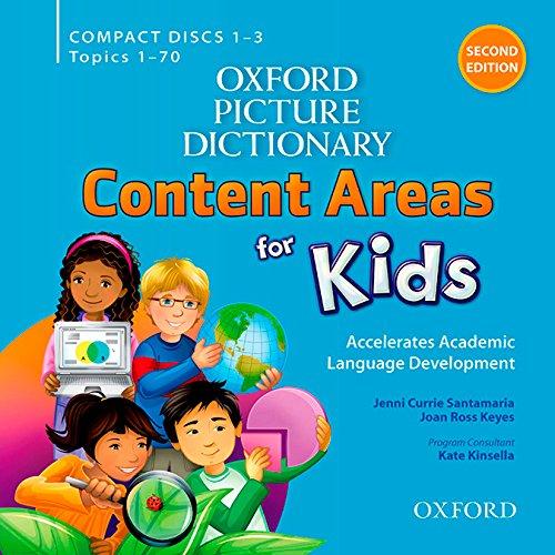 Book Oxford Picture Dictionary Content Area for Kids Classroom Audio CDs free