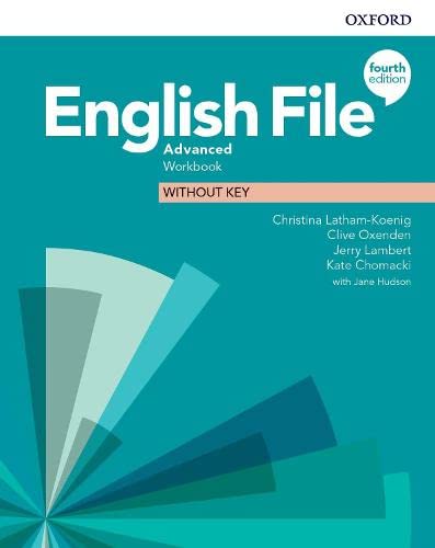 Book ENGLISH FILE 4TH: ADVANCED: WORKBOOK WITHOUT KEY free