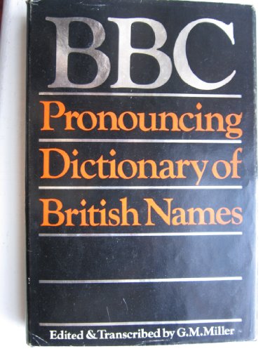 Book BBC pronouncing dictionary of British names: With an appendix of Channel Islands names; free