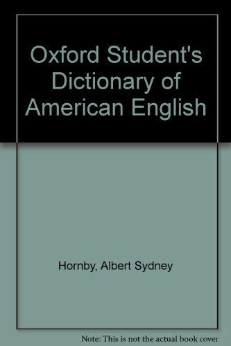 Book Oxford Student's Dictionary Of American English free