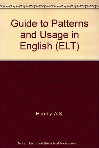 Book Guide to Patterns and Usage in English free