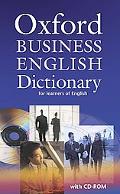 Book Oxford Business English Dictionary for learners of English: Dictionary and CD-ROM Pack free