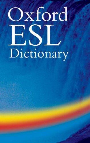 Book Oxford ESL Dictionary with CD-ROM (Oxford Advanced Learners) free