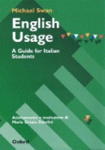 Book English Usage: A Guide For Italian Students free