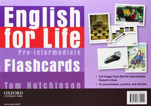 Book English for Life: Pre-intermediate: Flashcards free