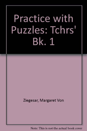 Book Practise With Puzzles: Teacher's Book 1 (1978) (bk. 1) free