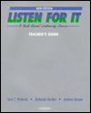 Book Listen for It: A Task-Based Listening Course Teacher's Guide free
