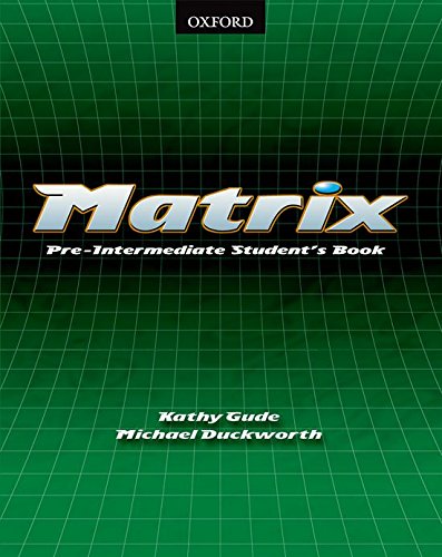 Book Matrix Pre-Intermediate. Student's Book (Spanish Edition) free