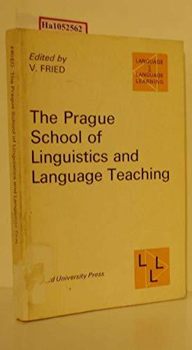 Book The Prague School Of Linguistics And Language Teaching free