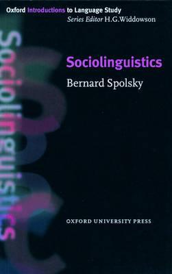Book Sociolinguistics (Oxford Introduction to Language Study Series) free