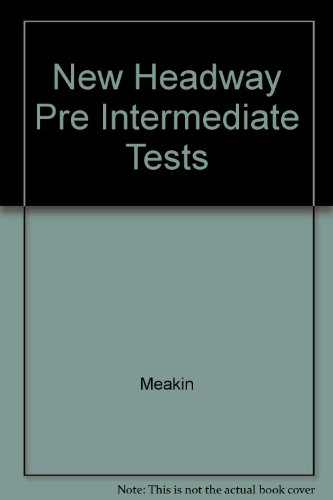 Book New Headway Pre Intermediate Tests free