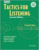 Book Basic Tactics for Listening: Teacher's Book with Audio CD free