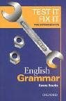 Book Test It Fix It. Pre Intermediate English Grammar free