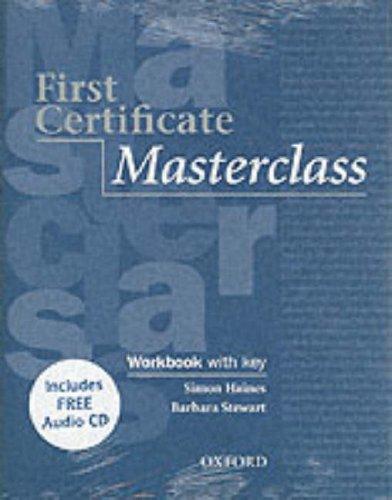 Book First Certificate Masterclass Workbook With Answer Key Pack New 2004 (Spanish Edition) free