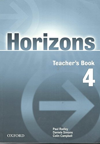 Book Horizons 4. Teacher's Book (Spanish Edition) free