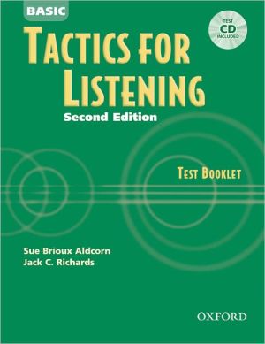 Book Basic Tactics for Listening: Test Booklet with Audio CD free