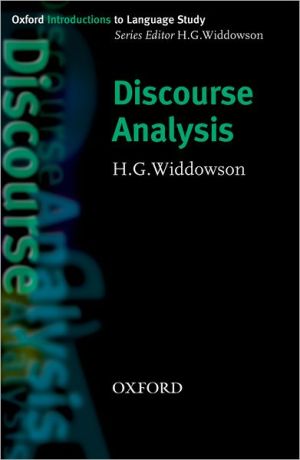 Book Discourse Analysis (Oxford Introduction to Language Study Series) free