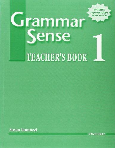 Book Grammar Sense 1 Teacher's Book with Tests CD free