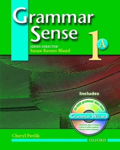 Book Grammar Sense 1: Grammar Sense 1a Student Book With Wizard Cd-rom free