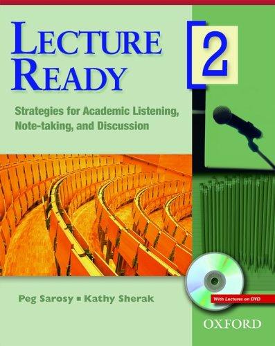 Book Lecture Ready 2 Student Book with DVD: Strategies for Academic Listening, Note-taking, and Discussion (Lecture Ready Series) free