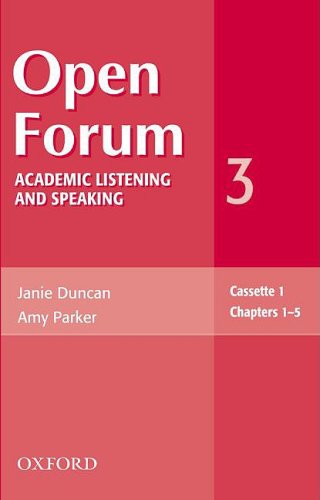 Book Open Forum 3 Cassettes (open Forum Series) free