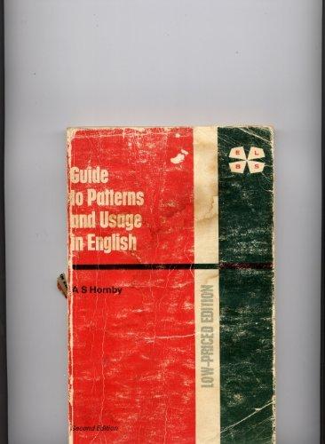 Book Guide to Patterns and Usage in English, A free