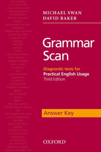 Book Grammar Scan Answer Key free