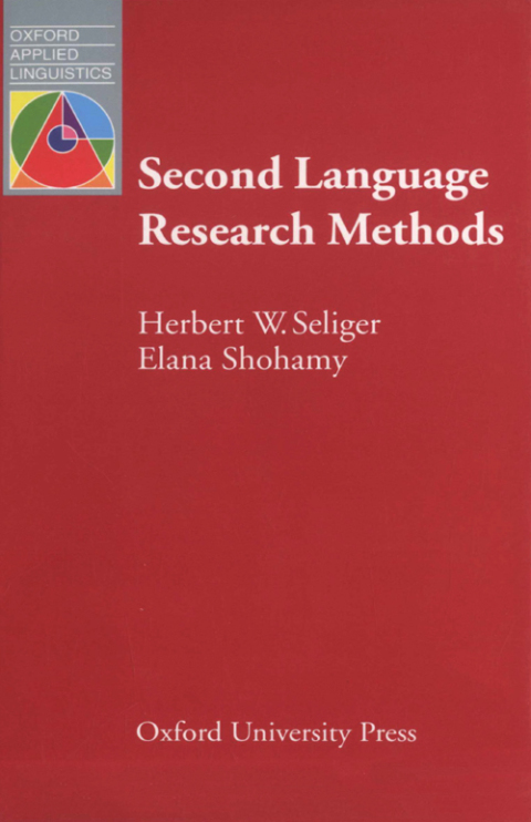 Book Second Language Research Methods - Oxford Applied Linguistics: free