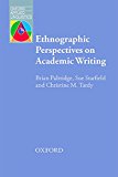 Book Ethnographic Perspective on Academic Writing (Oxford Applied Linguistics) free