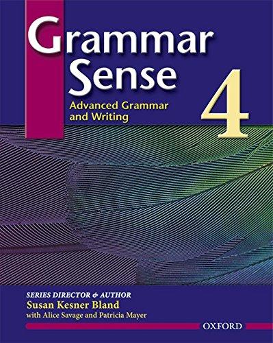 Book Grammar Sense 4: Advanced Grammar and Writing free