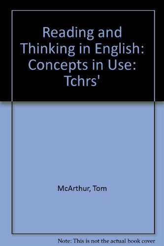 Book Concepts In Use (reading And Thinking In English) free