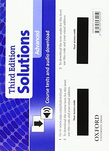 Book Solutions: Advanced: Course Tests Pack free