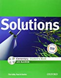 Book Solutions Elementary: Student's Book with MultiROM Pack free