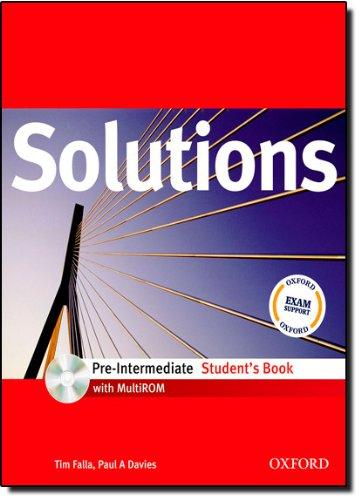 Book SOLUTIONS PRE-INTERMEDIATE: STUDENT'S BOOK PACK free