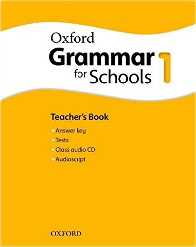 Book Oxford Grammar for Schools 1. Teacher's Book & Audio CD Pack (Spanish Edition) free