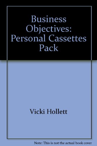 Book Business Objectives: Business Objectives Personal Cassettes Pack free