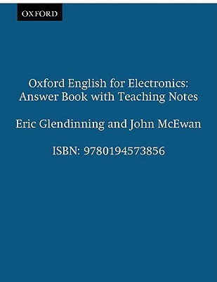 Book Oxford English for Electronics: Answer Book with Teaching Notes (English For Careers) free