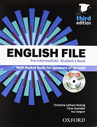 Book English File 3rd Edition Pre-Intermediate. Student's Book and Workbook without Key Pack (English File Third Edition) (Spanish Edition) free