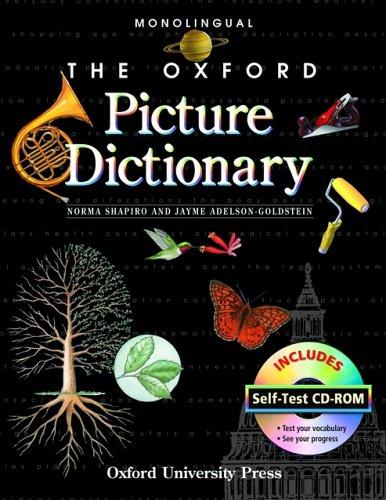 Book The Oxford Picture Dictionary With Self Test (The Oxford Picture Dictionary Program) free