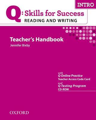 Book Q Skills for Success Reading and Writing: Intro Teacher's Book with Testing Program CD-ROM by Jennifer Bixby (November 28,2011) free