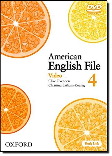 Book American English File Level 4: Dvd free