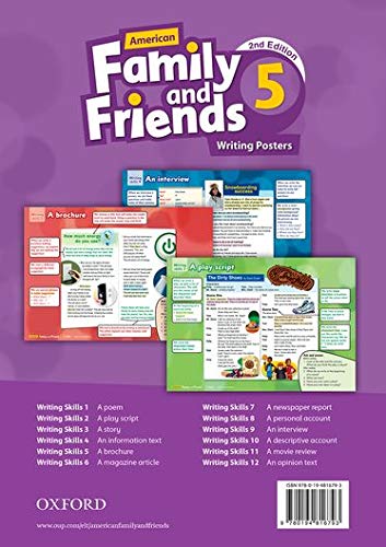 Book American Family and Friends: Level Five: Writing Posters: Supporting all teachers, developing every child free