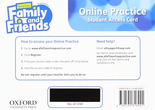 Book American Family and Friends Student Standalone Access Pack free